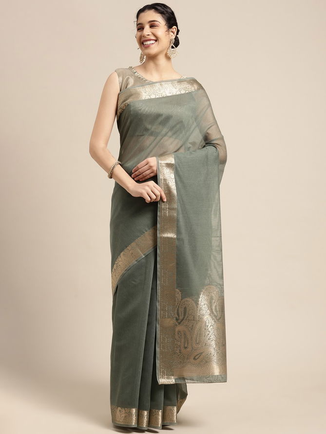 Sidnaz 6.2 Linen Woven Designer Latest Ethnic Wear Saree Collection